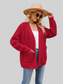 Women Open Front Long Sleeve Cardigan with Pockets nicholesgifts
