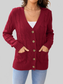 Button Down Cable-Knit Cardigan nicholesgifts
