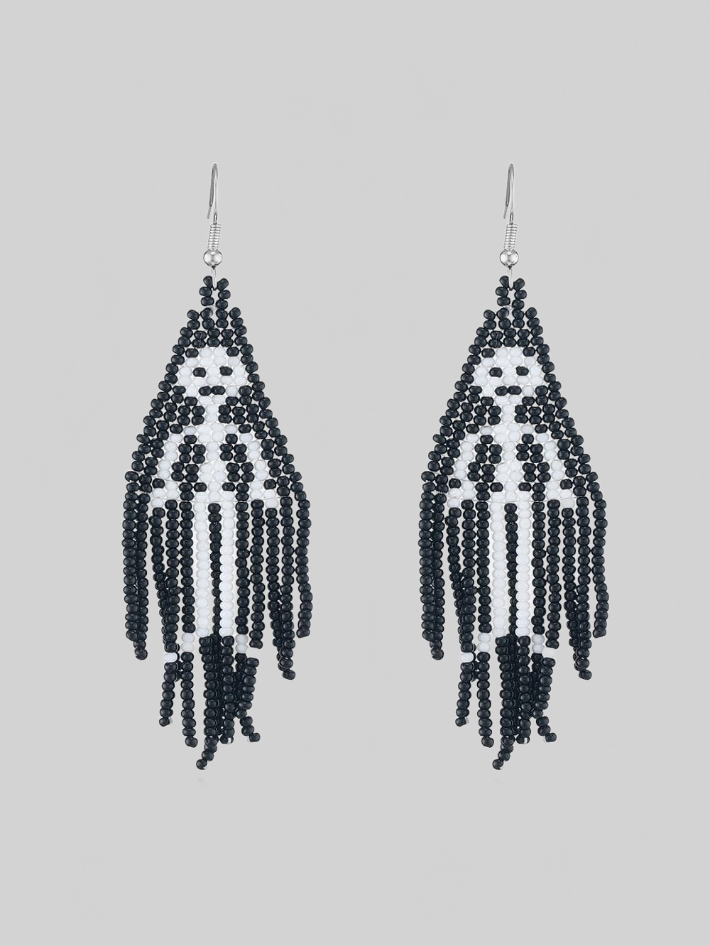 Women Beaded Dangle Halloween Earrings nicholesgifts