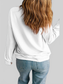 THANKS Round Neck Long Sleeve Sweatshirt nicholesgifts