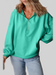 Pocketed Half Zip Dropped Shoulder Hoodie NicholesGifts