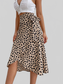 Tied Slit Printed Skirt nicholesgifts