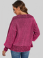 Women Waffle-knit Pocketed Open Front Cardigan nicholesgifts