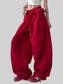 Women Drawstring Wide Leg Pants nicholesgifts