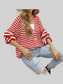 Striped Button Down Long Sleeve Cardigan nicholesgifts