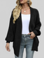 Drop Shoulder Balloon Sleeve Cardigan nicholesgifts