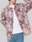 Men's Plus Size Plaid Button Up Long Sleeve Shirt nicholesgifts