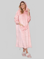 Double Take Full Size Pocketed Hooded Midi Lounge Dress nicholesgifts