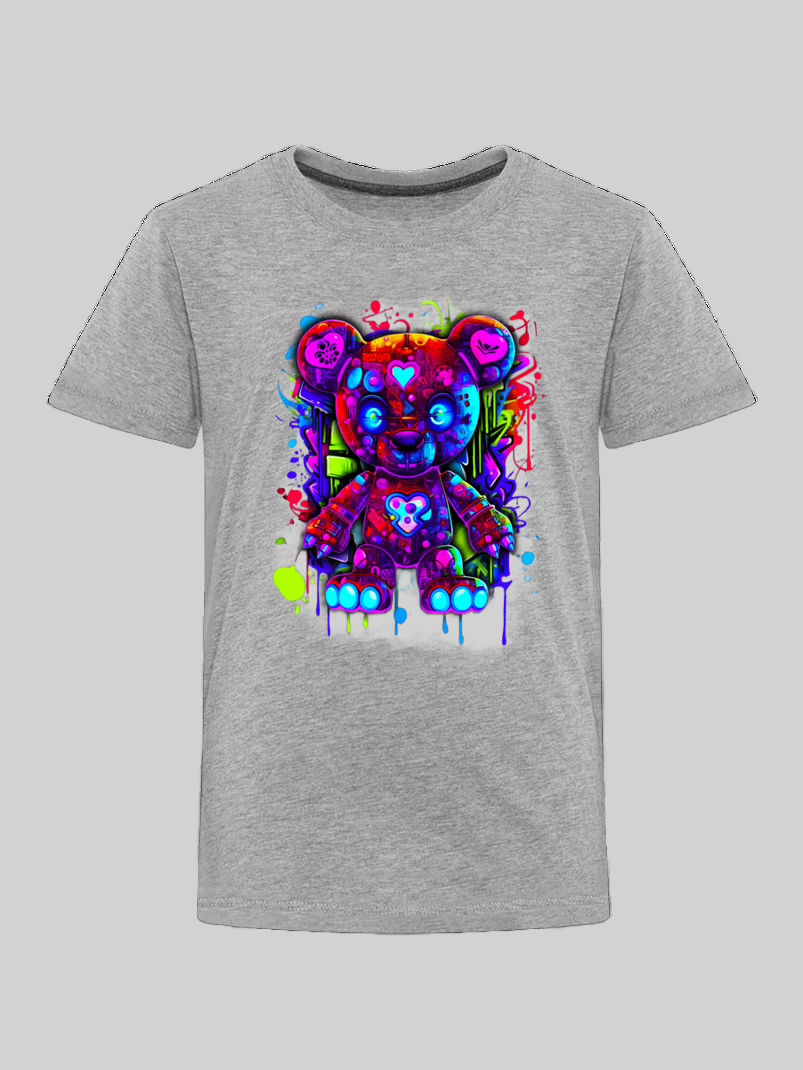 Toddler Boys Color Splash Short Sleeve Crewneck T-Shirt nicholesgifts