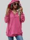 NicholesGifts Women V-Neck Drop Shoulder Long Sleeve Hoodie nicholesgifts