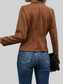 Decorative Button Open Front Long Sleeve Jacket nicholesgifts