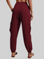 Drawstring Joggers with Cargo Pockets nicholesgifts