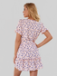 Tied Frill Short Sleeve Mini Dress nicholesgifts