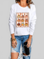 Pumpkin Graphic Round Neck Sweatshirt nicholesgifts
