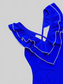 Women Ruffled Crisscross Backless One-Piece Swimsuit nicholesgifts