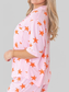 Star Print Short Sleeve Shirt and Shorts Set nicholesgifts