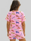 Animal Round Neck Top and Shorts Lounge Set nicholesgifts