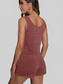 V-Neck Tank Top and Shorts Lounge Set nicholesgifts