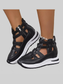 Women Cutout Platform Sneakers nicholesgifts