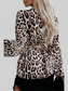 Tied Printed Collared Neck Long Sleeve Jacket nicholesgifts
