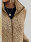 Pocketed Zip Up Turtleneck Jacket nicholesgifts