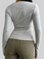 Devine Quarter Button Long Sleeve T-Shirt NicholesGifts