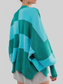 NicholesGifts Women Color Block Round Neck Long Sleeve Sweater nicholesgifts