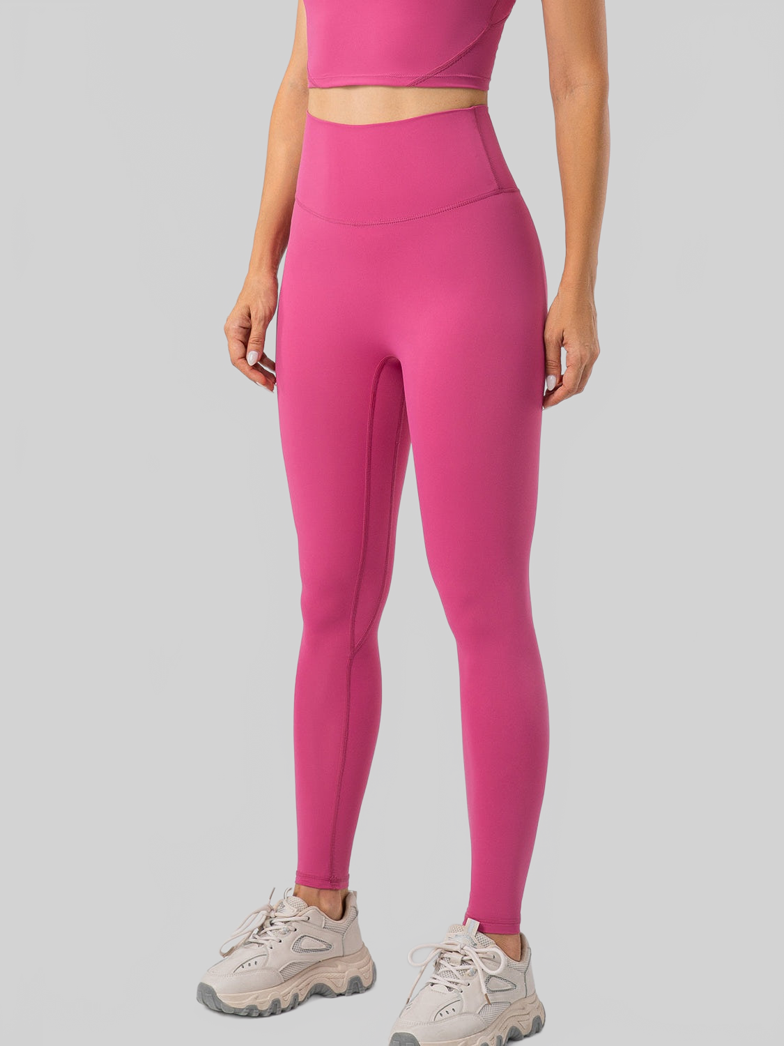 Women High Waist Wide Waistband Active Leggings nicholesgifts