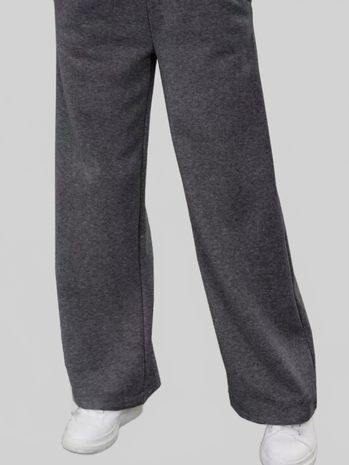 Women Relaxed Fit Drawstring Waist Solid Pants nicholesgifts