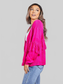 Angel Wings Fringe Trim Open Front Cardigan nicholesgifts