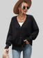 Button-Up Dropped Shoulder Cardigan Trendsi