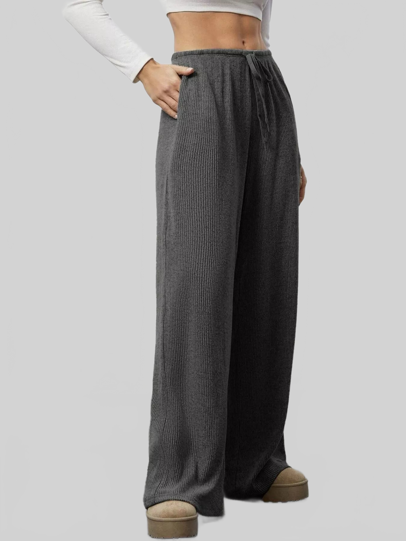 Women Relaxed Fit Drawstring Pants nicholesgifts