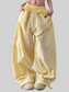 Women Drawstring Wide Leg Pants nicholesgifts