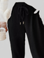 Women Casual Corduroy Drawstring Waist Pants nicholesgifts