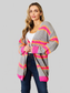 Woven Right Ribbed Long Sleeve Cardigan nicholesgifts