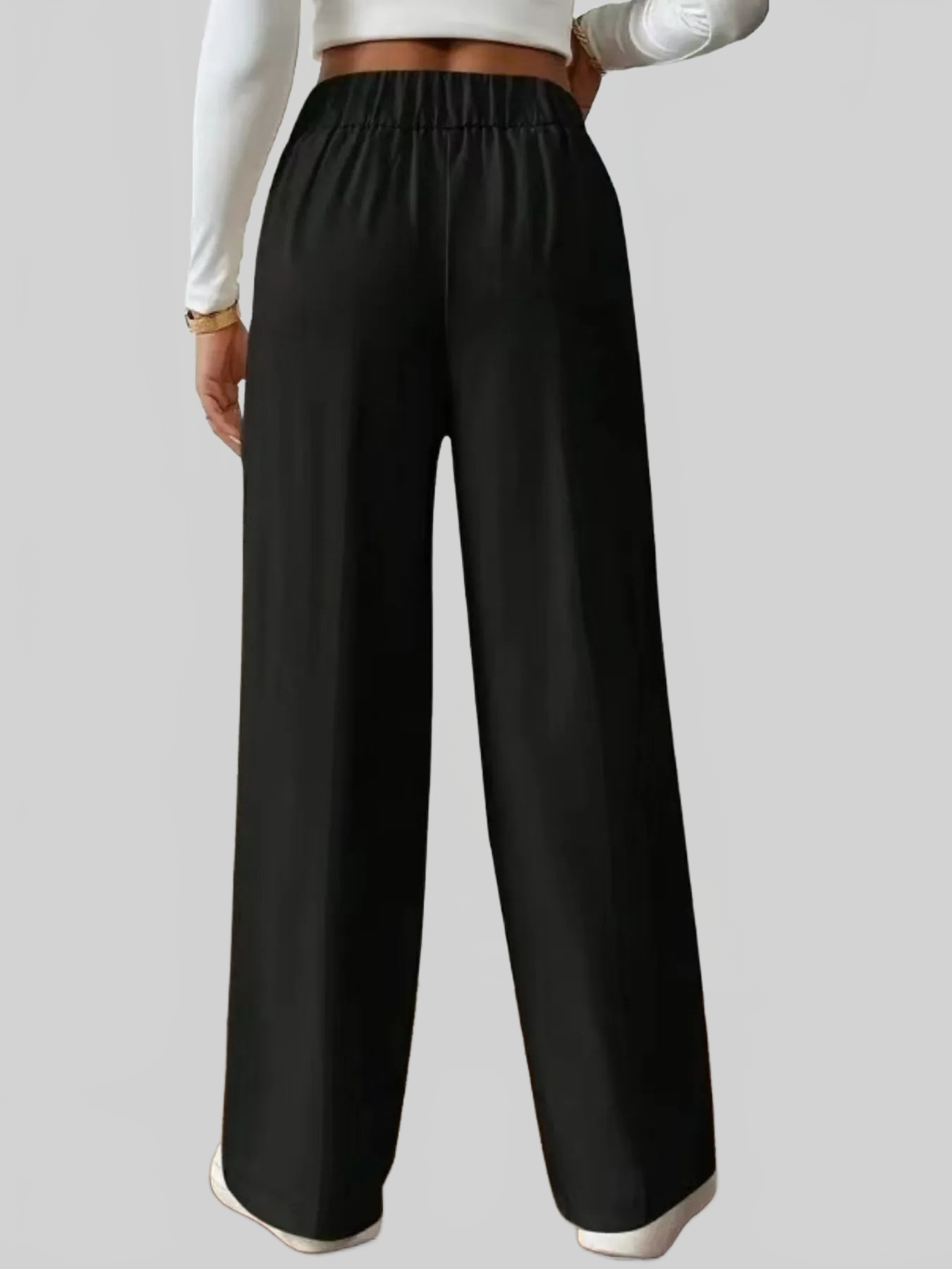 Women High Waist Wide Leg Pants nicholesgifts