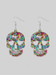 Women Acrylic Skull Drop Earrings nicholesgifts