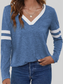 Heathered V-Neck Long Sleeve T-Shirt NicholesGifts