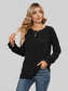 Ruched Round Neck Flounce Sleeve T-Shirt NicholesGifts