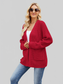 Women Open Front Long Sleeve Cardigan with Pockets nicholesgifts