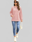 Waffle-Knit Long Sleeve Hoodie nicholesgifts