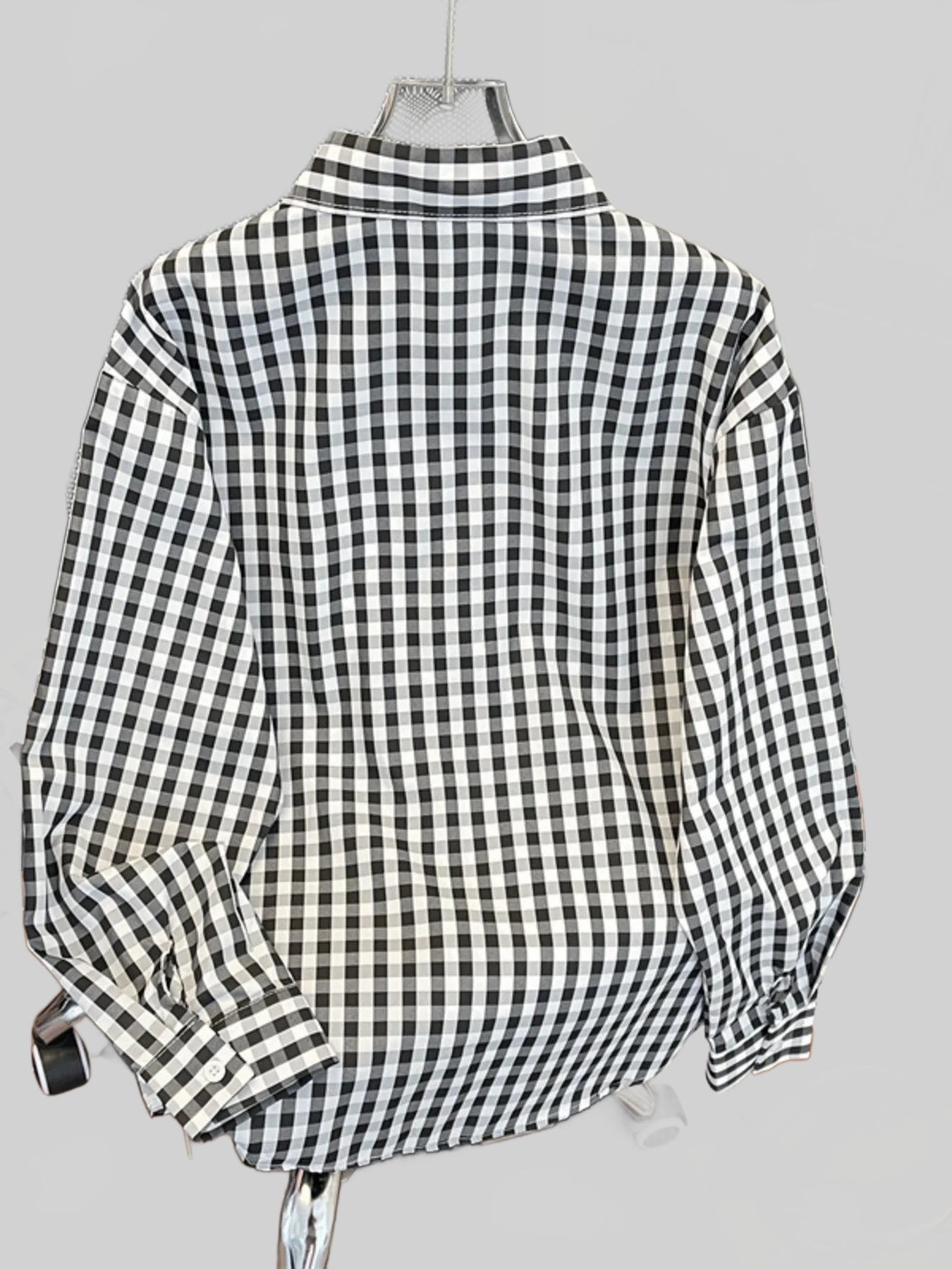 Men's Plus Size Plaid Button Up Long Sleeve Shirt nicholesgifts