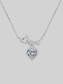 1 Carat Moissanite Heart Pendant Necklace nicholesgifts