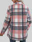 Pocketed Plaid Collared Neck Shacket nicholesgifts