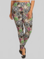 Plus Size Women Abstract Print, Full Length Leggings In A Slim Fitting Style With A Banded High Waist nicholesgifts