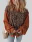 Leopard Print Long Sleeve Sweatshirt nicholesgifts