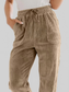 Women Relaxed Fit Corduroy Pants nicholesgifts