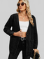 Pocketed V-Neck Button Up Denim Jacket nicholesgifts