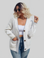 Button Down V-Neck Cardigan with Pockets nicholesgifts