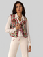 Floral Embroidered Tie-Front Vest Coat nicholesgifts